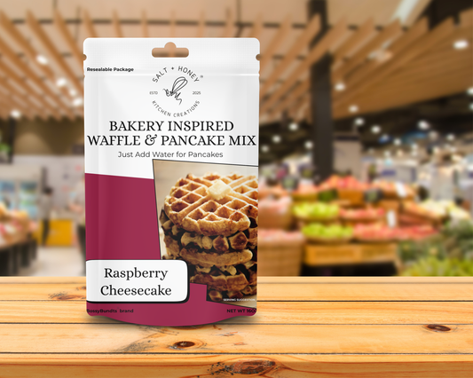 Raspberry Cheesecake Waffle & Pancake Mix