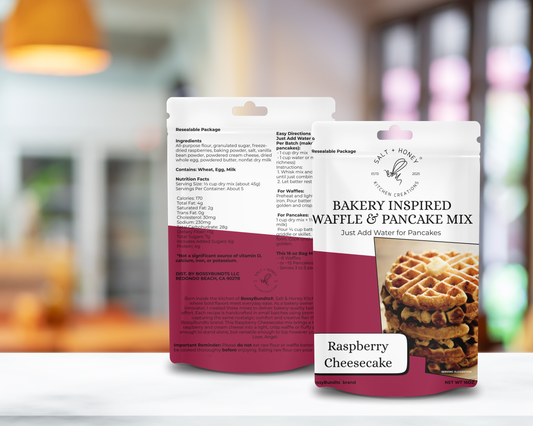 Raspberry Cheesecake Waffle & Pancake Mix